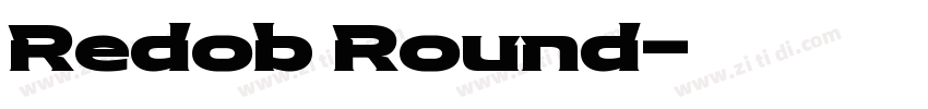 Redob Round字体转换